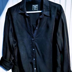 Abercrombie Navy XL button up shirt